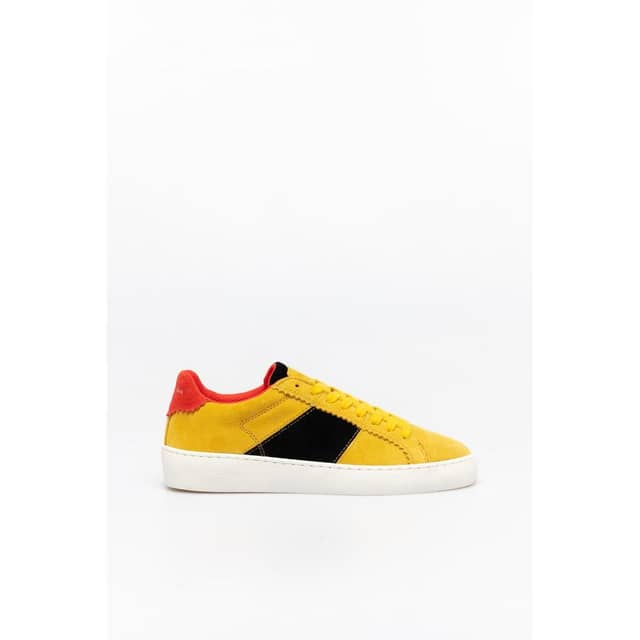 Multicolor Leather Low Top Sneakers