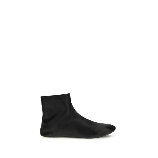 Black Lamb Ovis Aries Ankle Boots