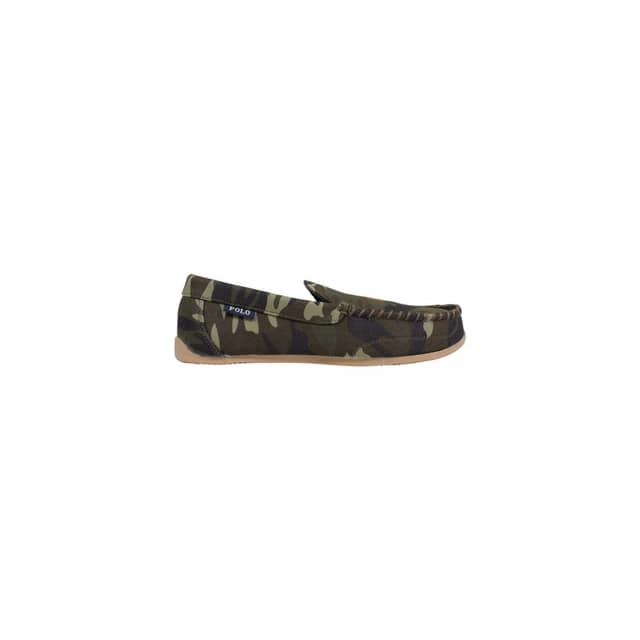 Green Textile Slippers