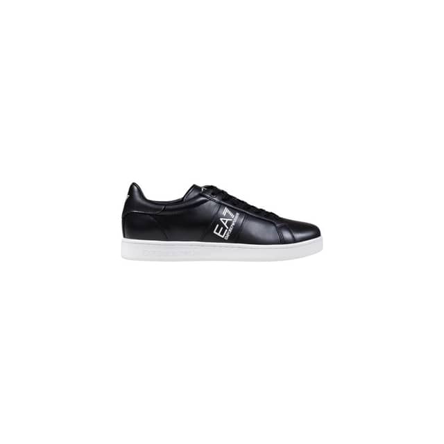 Black And White Leather Sneakers