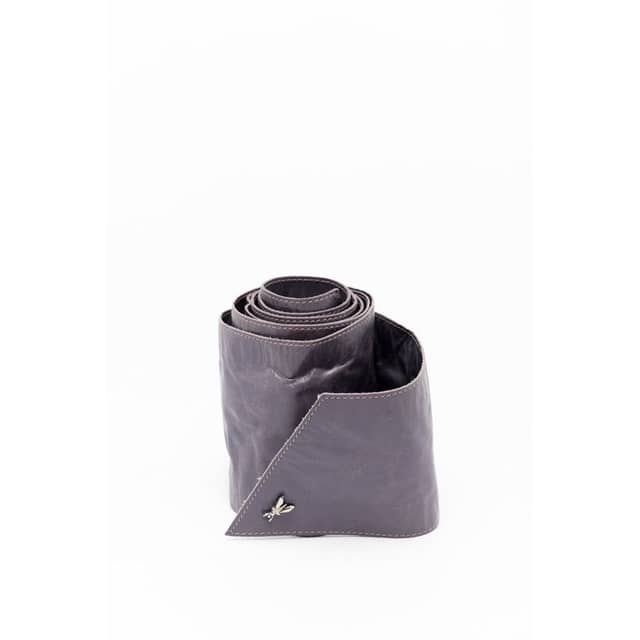 Purple Leather Belt