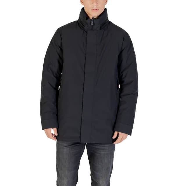 Black Polyester Parka