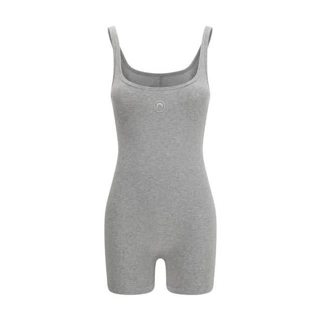 Gray Cotton Jumpsuit