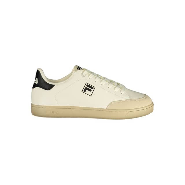 Bianco Poliestere Uomo Sneaker