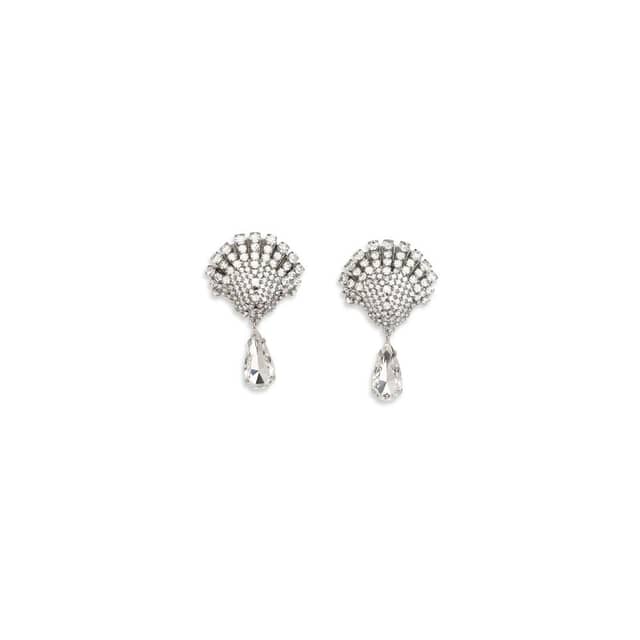 Silver Metal Earrings