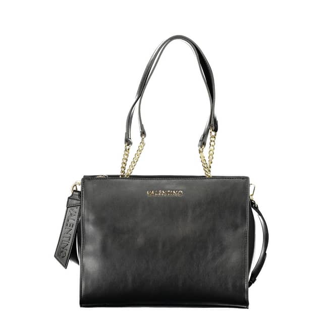 Black Polyurethane Womens Bag