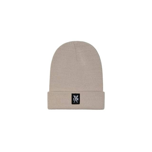 Beige Marabou Beanie