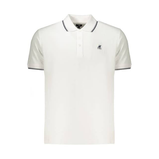 White Cotton Men's Polo Shirt