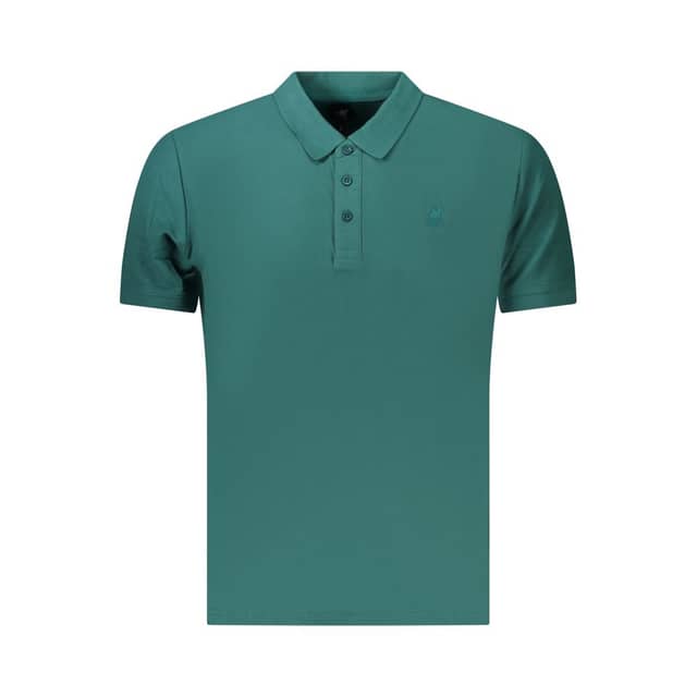 Green Cotton Men's Polo