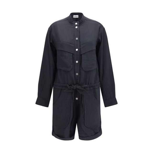 Black Viscose Jumpsuit