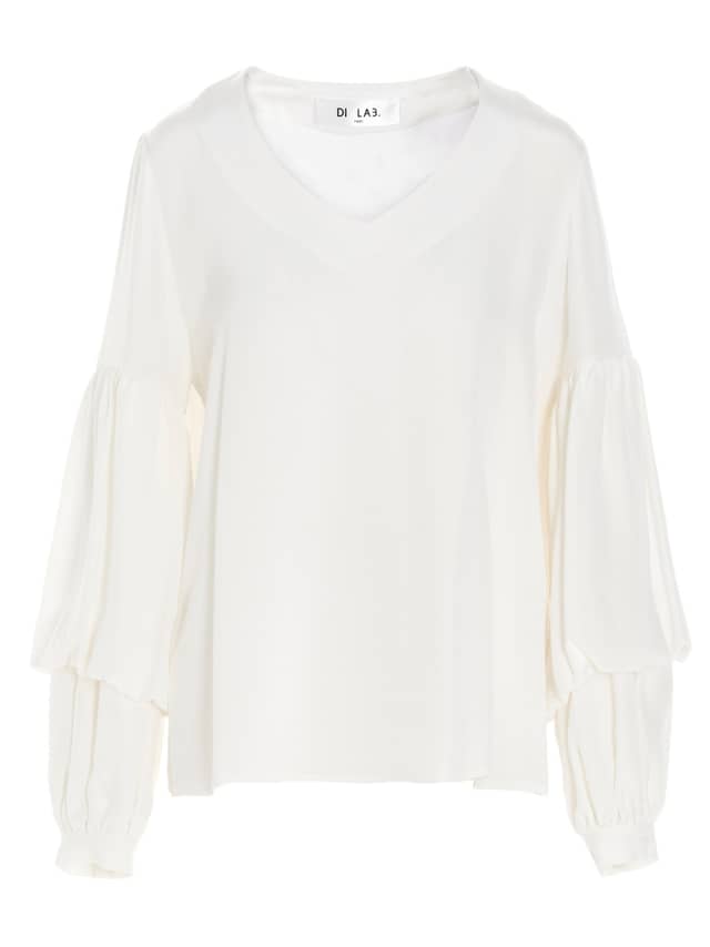 White Silk Blouse