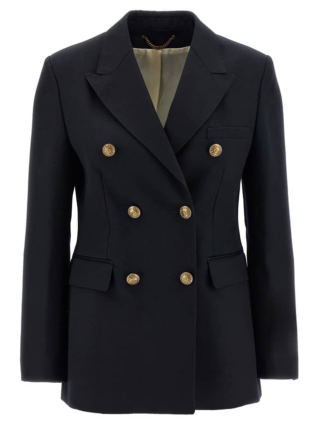 Blue Polyester Blazer