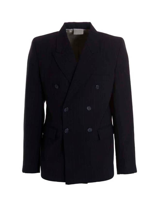 Blue Virgin Wool Blazer