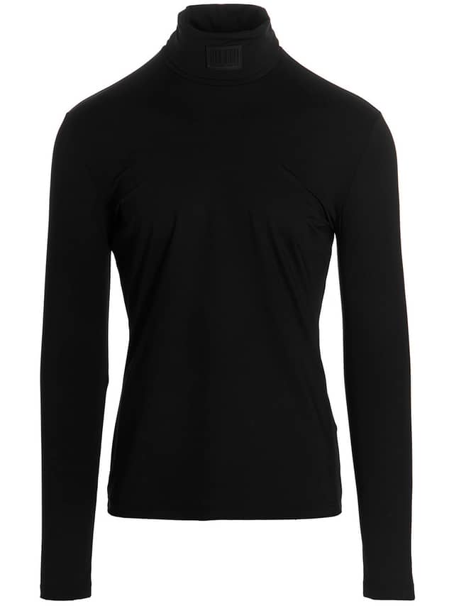 Black Polyamide Cardigan