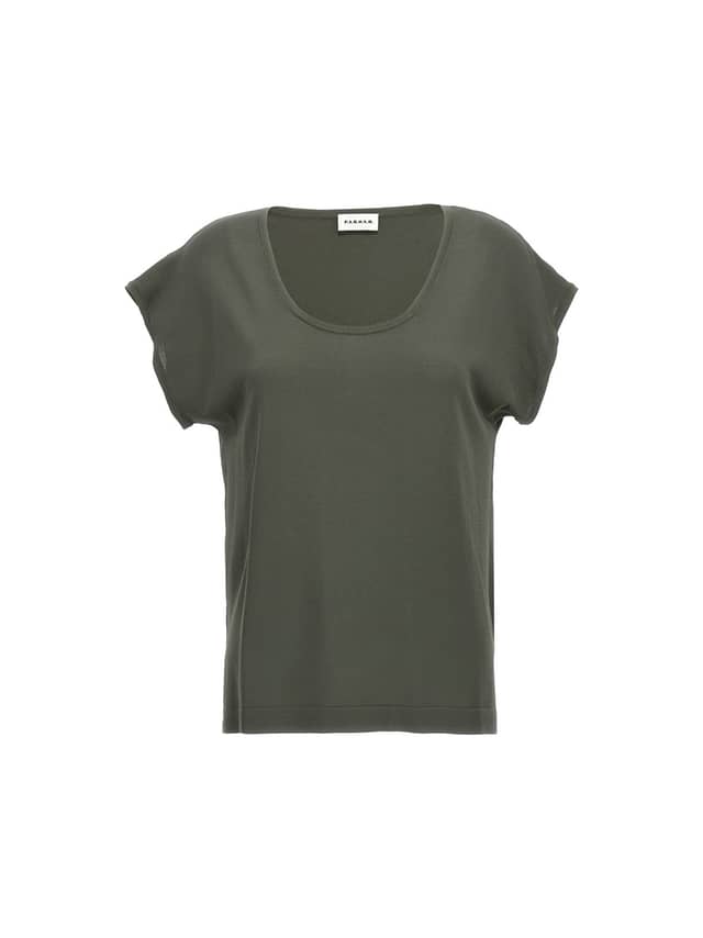 Bicolor Viscose T-Shirt