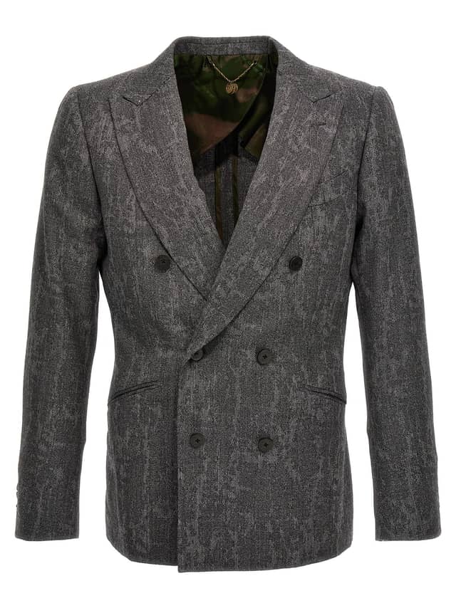 Gray Wool Blazer
