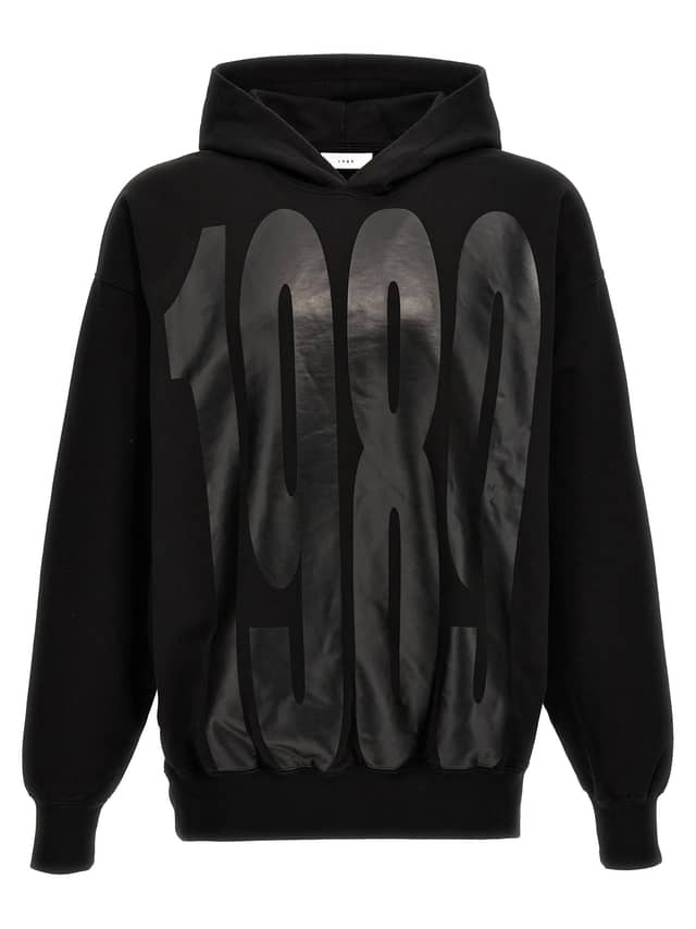 Black Cotton Sweatshirt