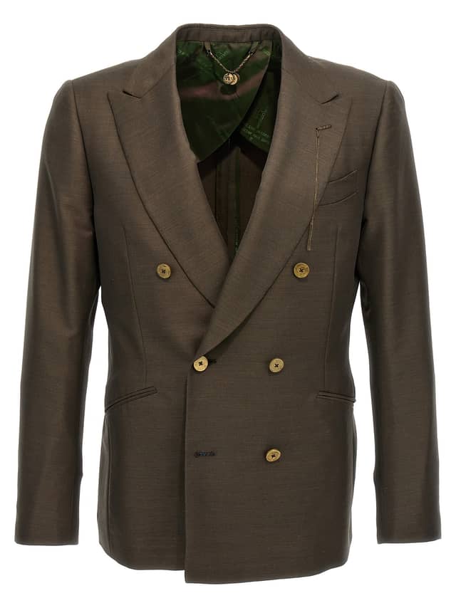 Bicolor Wool Blazer