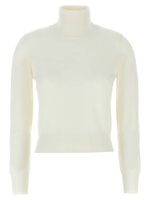 White Merino Wool Cardigan