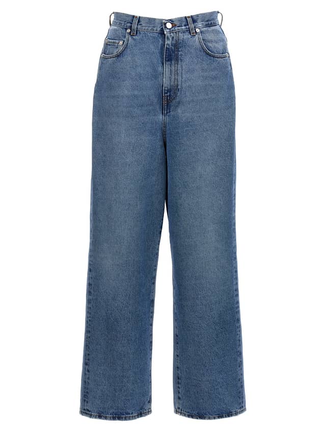 Blue Cotton Jeans Denim