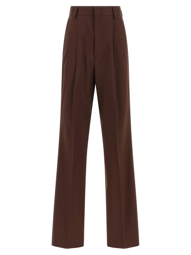 Brown Wool Dress Pants