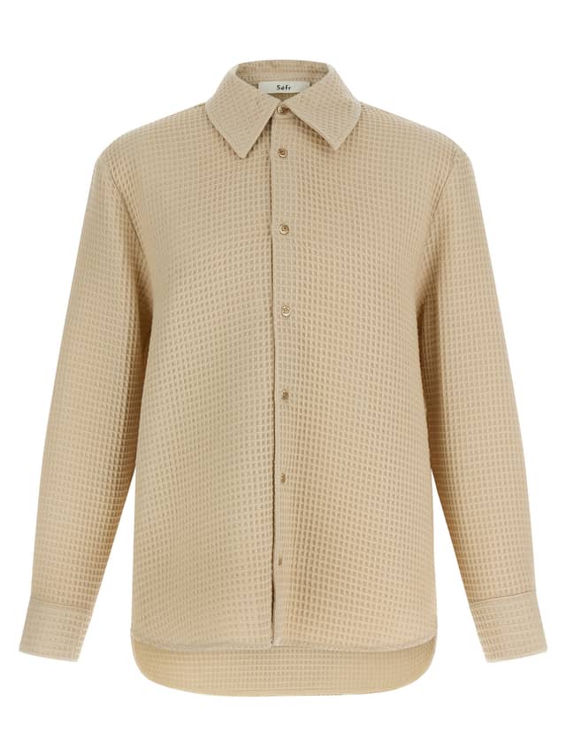 Beige Cotton Blouse