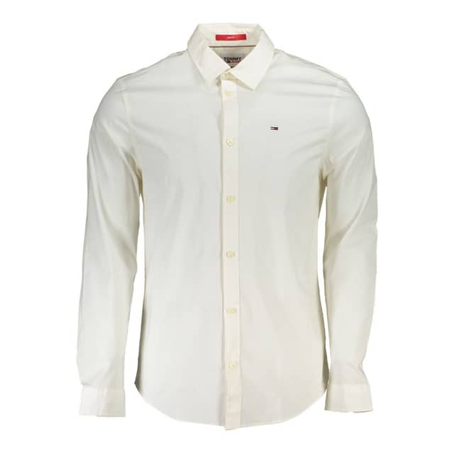 White Cotton Men's Shirt