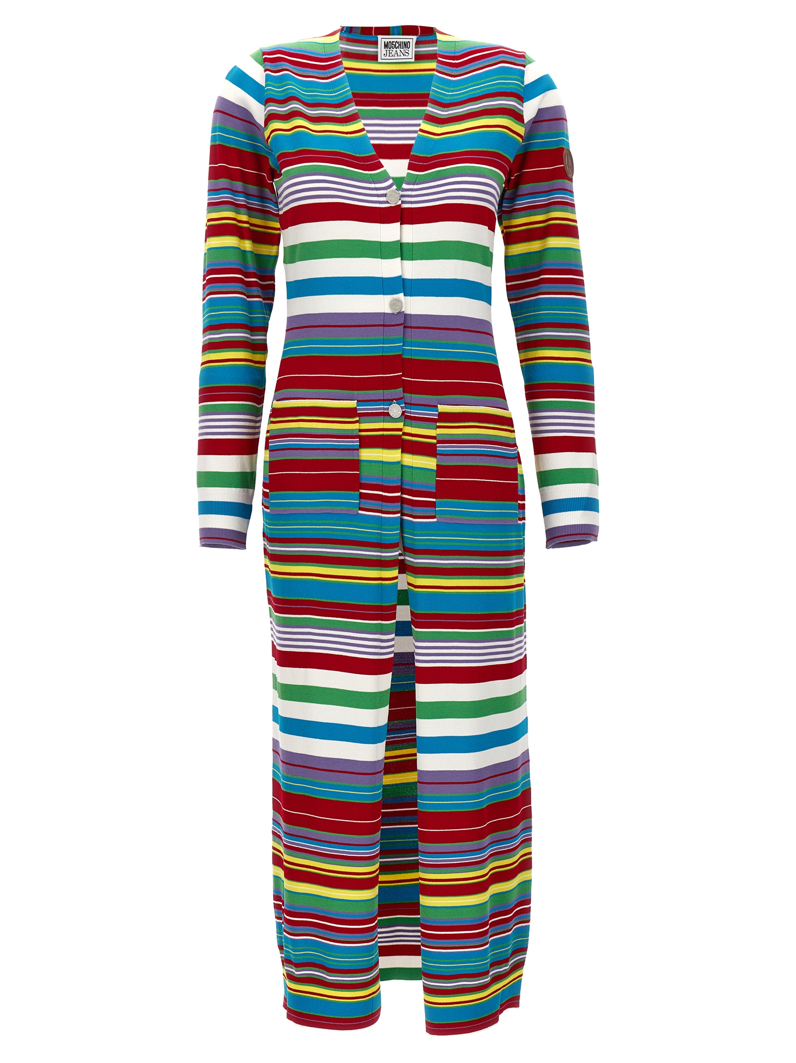 Multicolor Viscose Cardigan