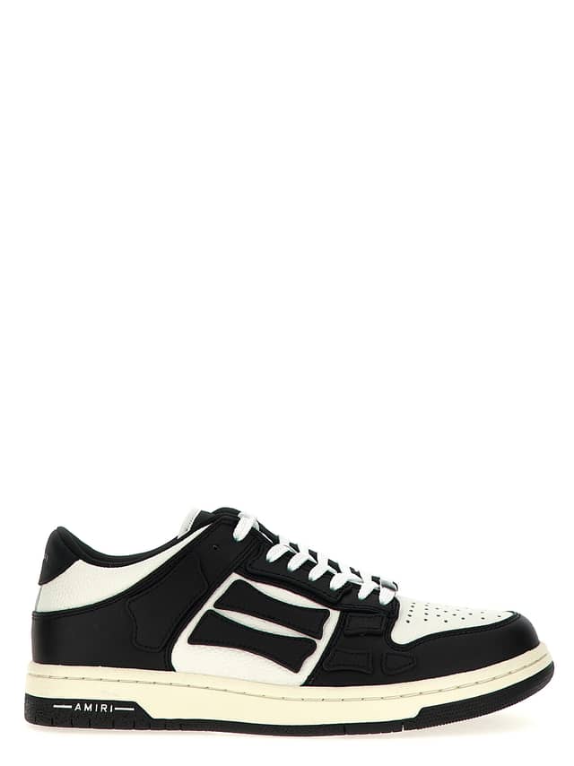 Bicolor Cowhide Low Top Sneakers