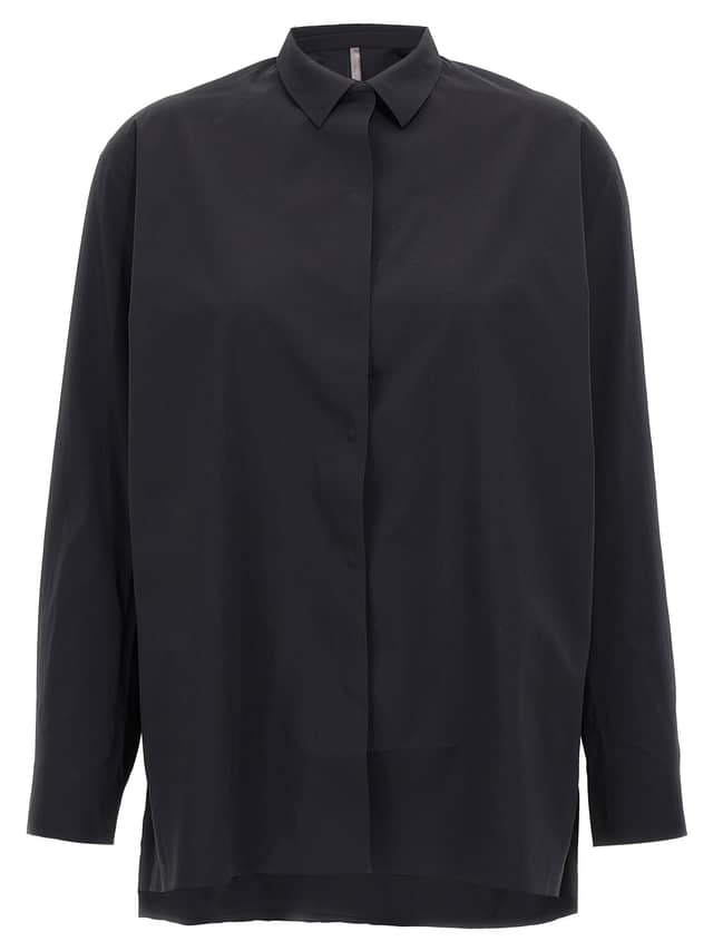 Black Nylon Blouse