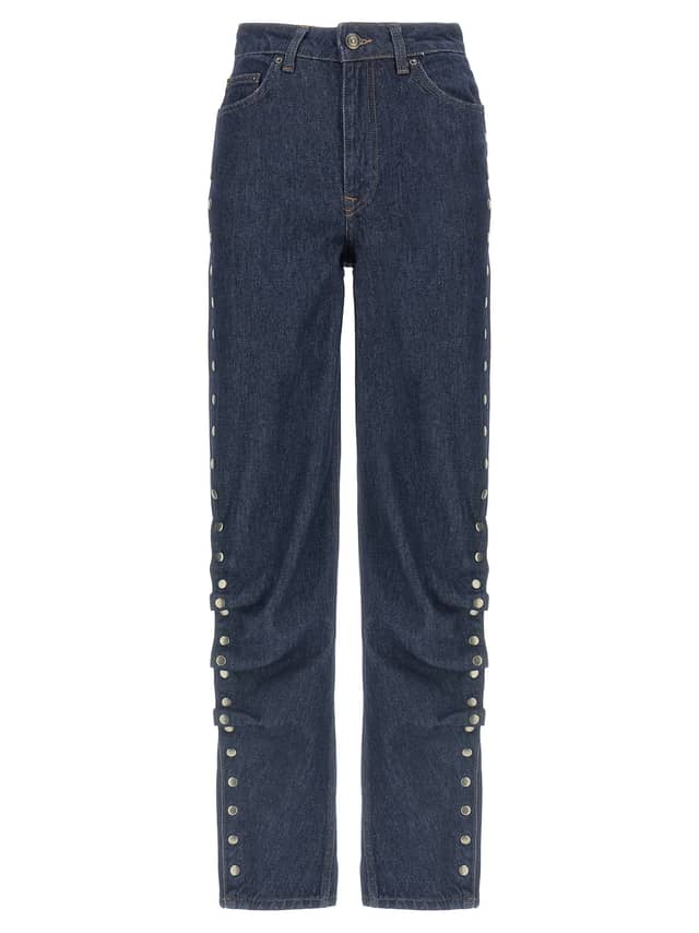 Blue Cotton Jeans Denim