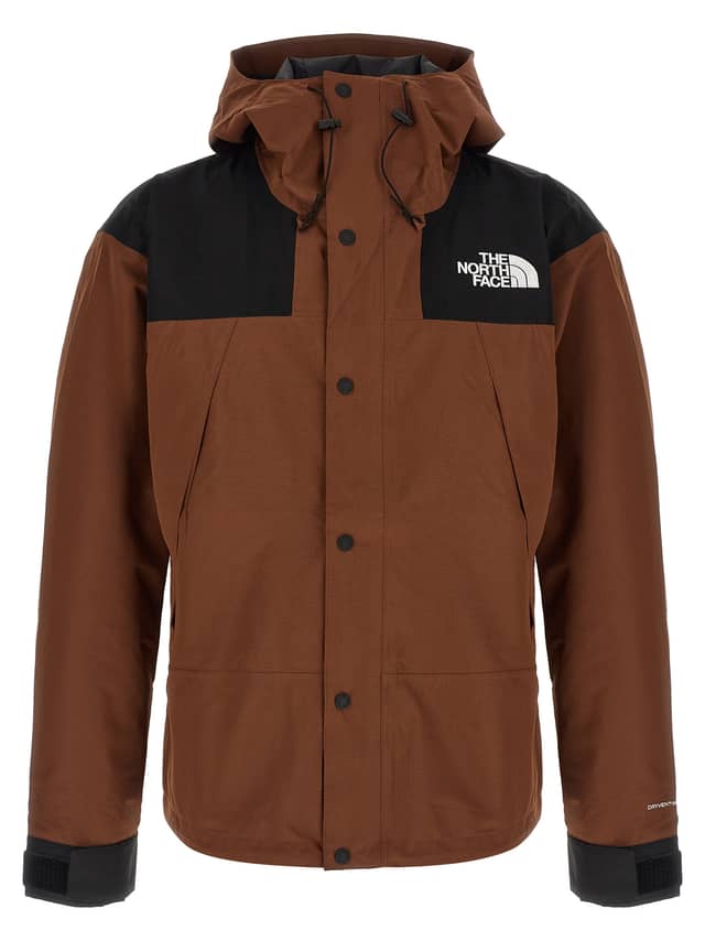 Brown Polyester Shell Jacket