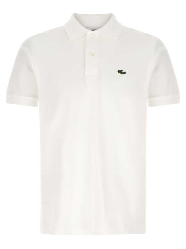 White Cotton Polo Shirt