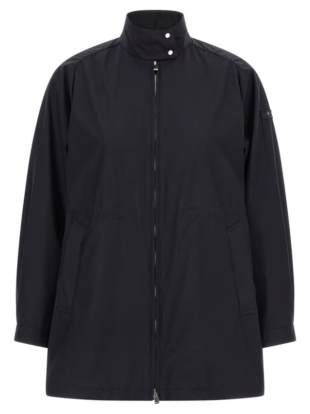 Blue Nylon Shell Jacket
