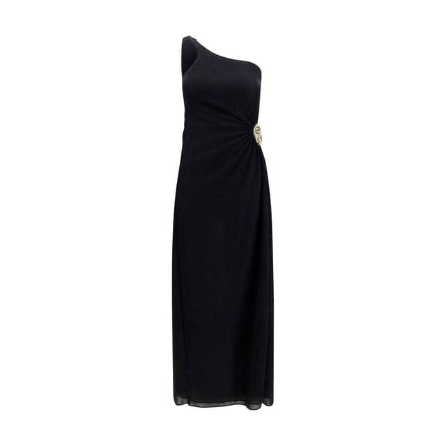 Black Polyamide Cocktail Dress