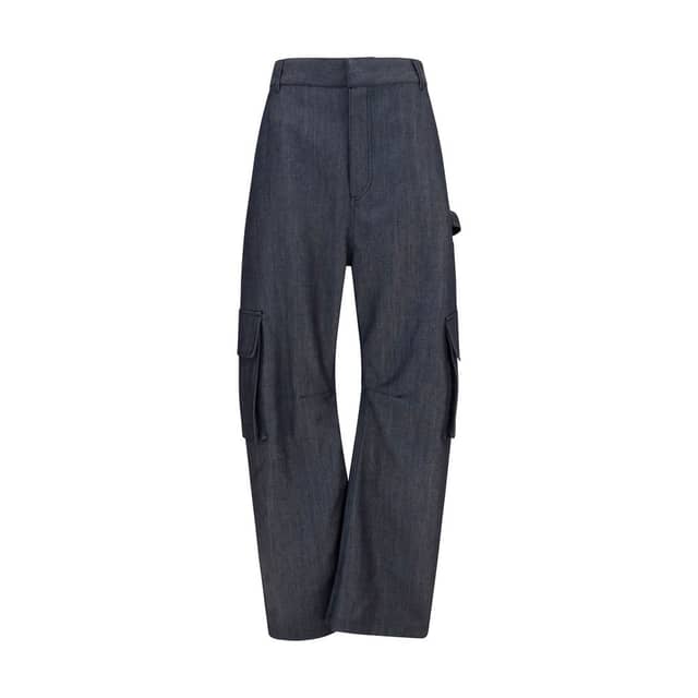 Blue Wool Oves Aries Cargo Pants