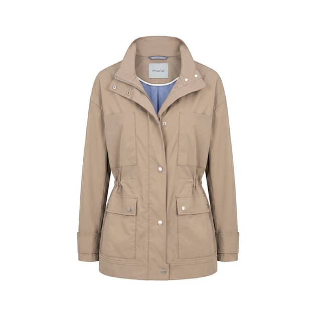 Brown Cotton Women Jacket
