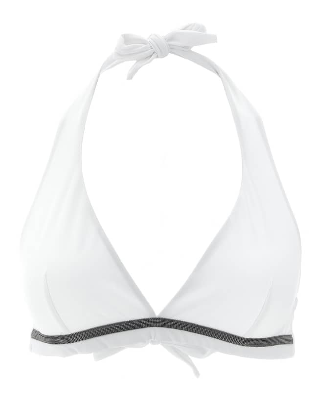 White Polyamide Bikini