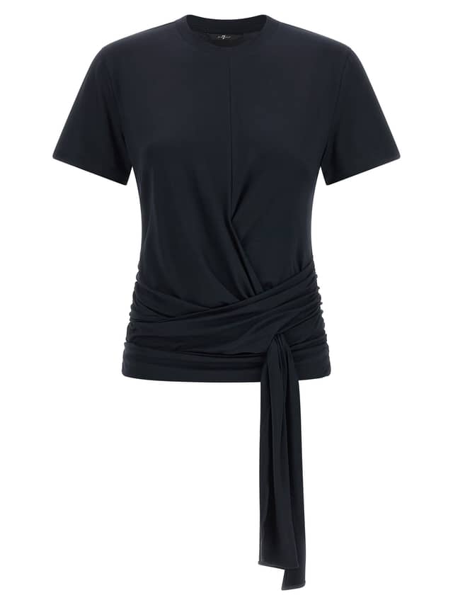 Blue Lyocell T-Shirt