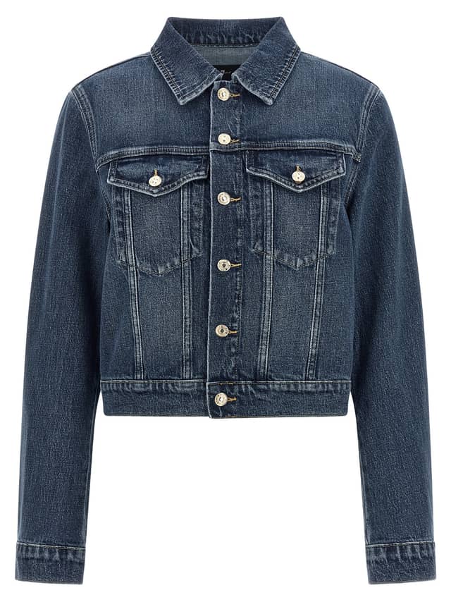 Blue Cotton Denim Jacket