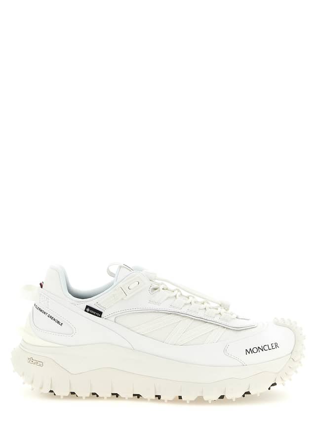 White Leather Athletic Sneakers