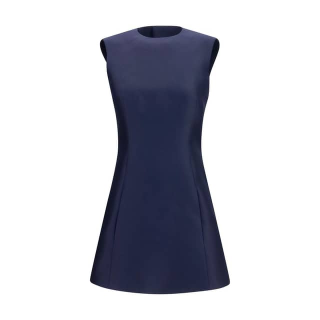 Blue Wool Oves Aries Casual Dress