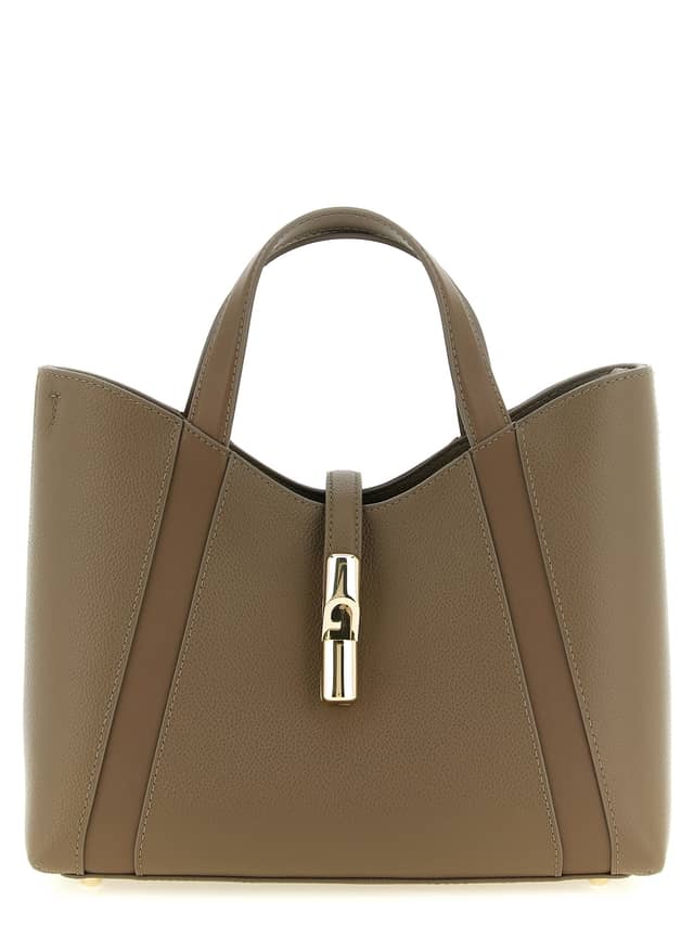Gray Calfskin Tote Bag