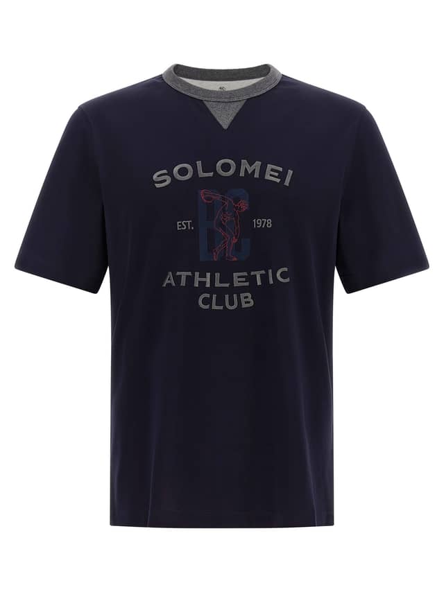 Blue Cotton T-Shirt