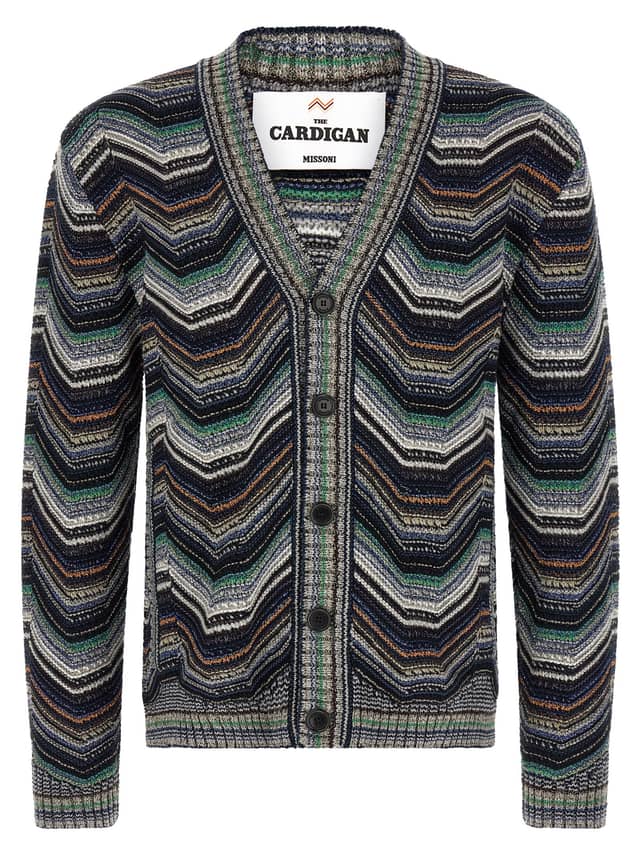 Multicolor Wool Cardigan