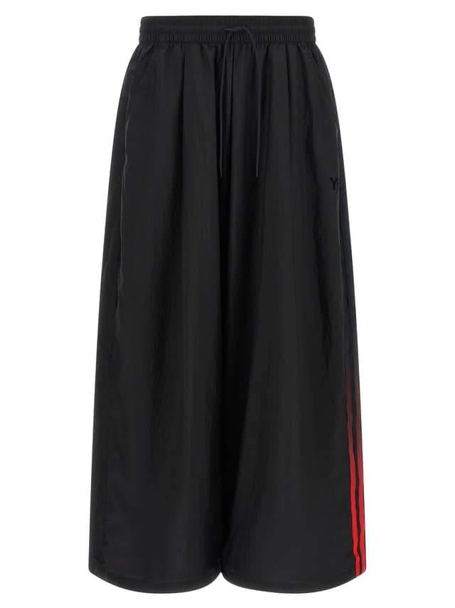 Black Polyamide Athletic Pants