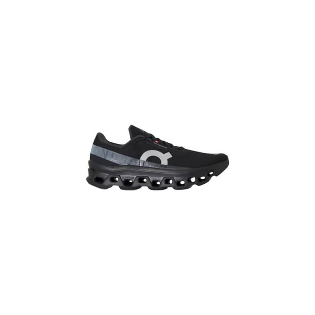 Black Synthetic Athletic Sneakers