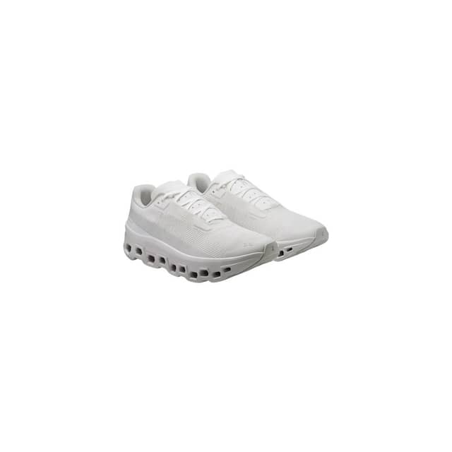 White Synthetic Athletic Sneakers