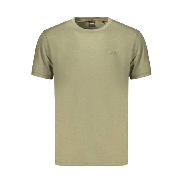 Green Cotton Men's T-Shirt