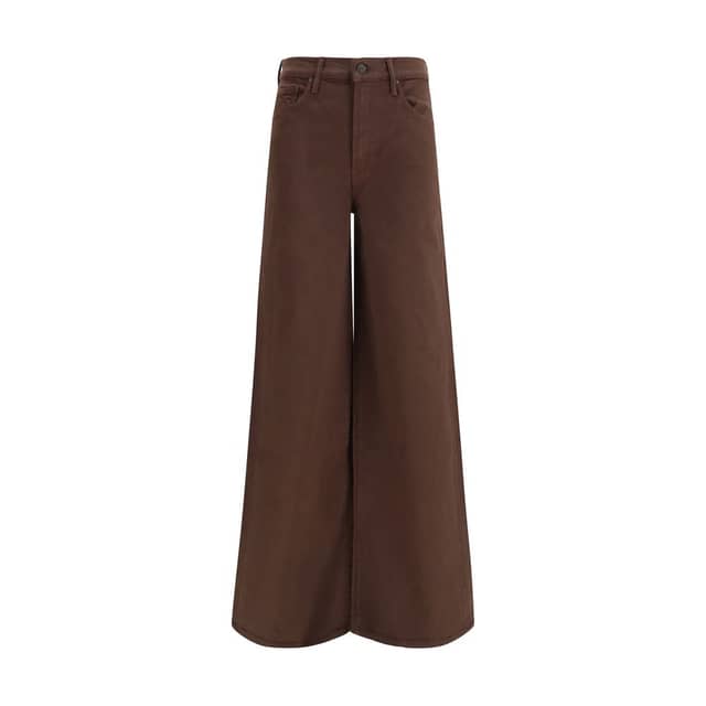 Brown Cotton Jeans Denim